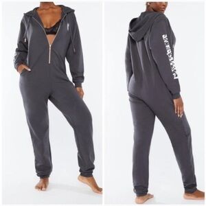 Savage X Fenty - Forever Savage Showgirl Hooded Gray Onesie